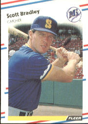 1988 Fleer Baseball Cards      370     Scott Bradley